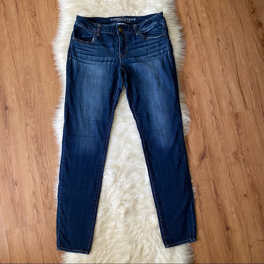 💥 AMERICAN EAGLE DARK WASH SUPER STRETCH JEGGING